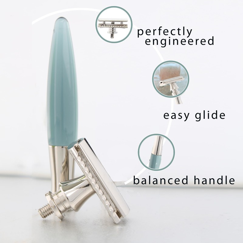 êShave Double Edge Razor, Blue