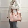MKF Collection Tote Bag for Women, Vegan Leather Top-Handle Crossover