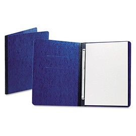 Oxford 12702 PressGuard Report Cover, Prong Clip, Letter, 3-Inch Capacity, Dark Blue