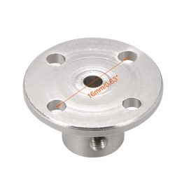 sourcing map Flange Coupling Motor Guide Shaft Coupling Motor Connection 3 mm Inner Diameter H12 x D10 Rigid for DIY Parts