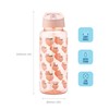 Smash 1 Litre Drink Bottle with flip top lid and
