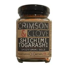 Shichimi Togarashi Japanese Seven Spice by Crimson and Clove (3 oz. glass spice jar)