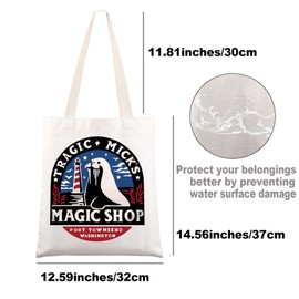 Tragic Mick's Magic Shop Tote Bag Tragic Mick's Magic Shop Gifts Detectives TV Series Shoulder Bag (Magic Shop uk)