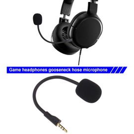 EMSea Gaming Headset Microphone Replacement with Foam Cover Compatible with Steelseries Arctis 1 Detachable Microphone Game Mic Black