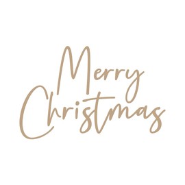 Spellbinders Stylish Script Merry Christmas Glimmer Hot Foil Plate