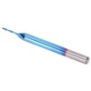 10Pcs 2‑Flute Router Bit Blue Coated Spiral Ball End Mill