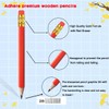 Adhere 25pcs Golf Pencils with eraser Hexagon Wooden Pencils with