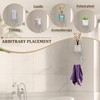 Zylbb Modern Hand Towel Holder with Candle Holder for Wall,