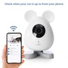 Catit PIXI Smart Mouse-Shaped Cat indoor Camera, App-Controlled Pet, White