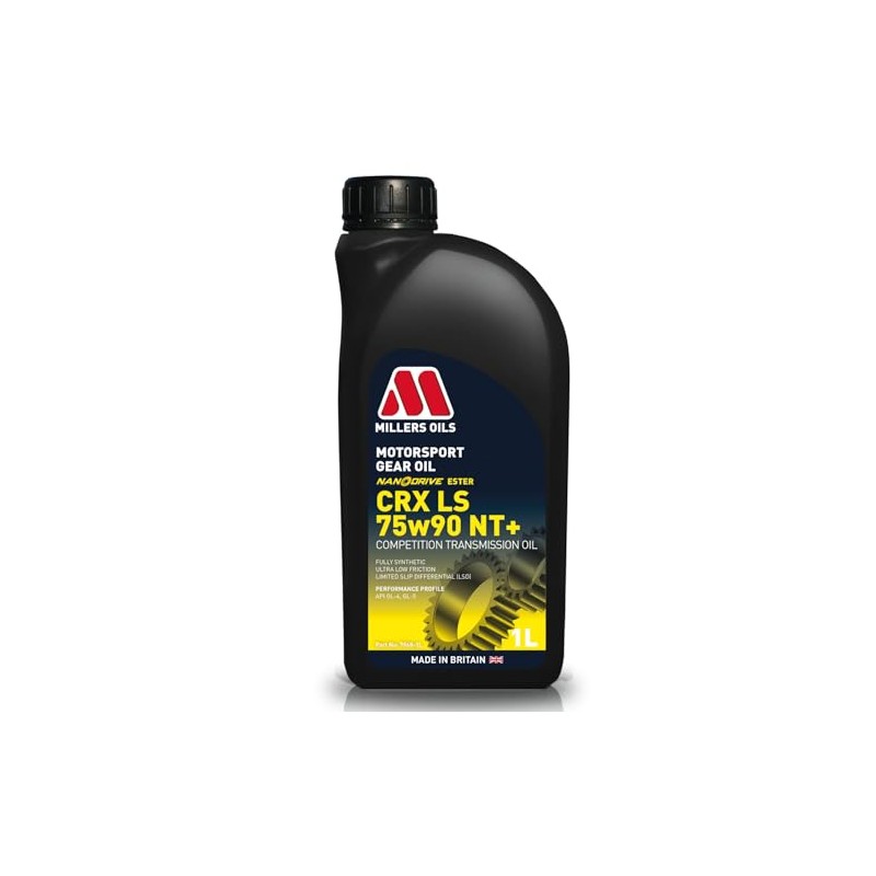 Millers Oils CRX LS 75w90 NT+ - 1 Liter Bottle