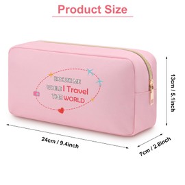 Travel Gifts for Women Teen Girls Friend Mum Travel Lover Cosmetic Bag Christmas Birthday Presents for Best Friends Sister Colleague International Travelers Weekend Trip