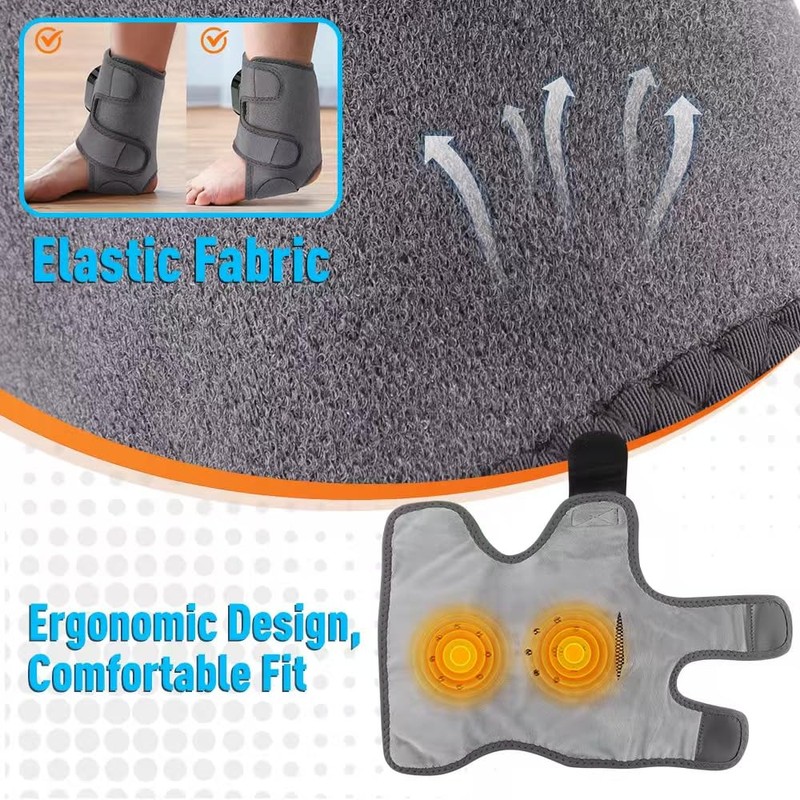 Heated Foot Massager with Vibration, Digital Display Foot Heating Wrap,