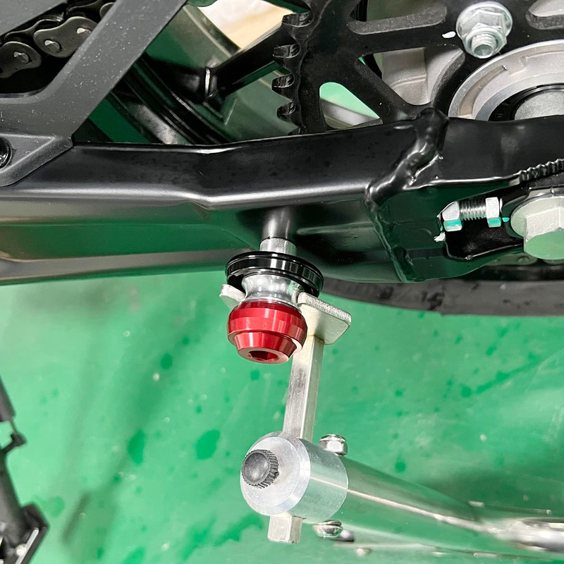 LEDISHUN Swingarm Bobbins Spools Sliders Stand Screws (for Kawasaki Vehicle)