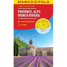 Provence, Alps, Cote d'Azur Marco Polo Map