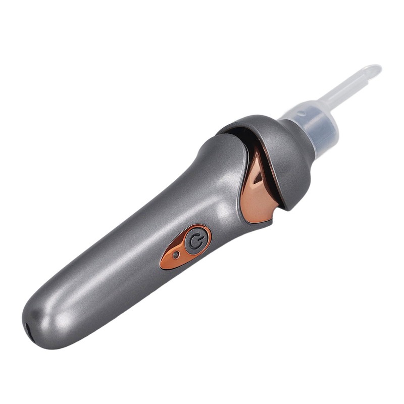 Electric Ear Vacuum Cleaner with LED Light Soft Tip USB