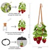 Crochet Car Air Freshener, Empty Refillable Oil Diffuser Bottle with