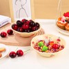 2 Pack Cute Fruit Bowl Ceramic Salad Bowls Pink Cherry