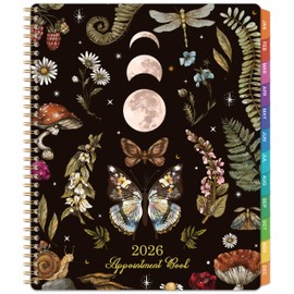 2026 Appointment Book/Planner - 8.1"x11", 2026 Daily Planner, Jan. 2026- Dec. 2026, Weekly & Monthly, Hourly Planner with 30-Minute Interval, Monthly Tabs, Pocket