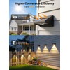 Solar Fence Lights Outdoor, 3000/4500/6000K 3 Mode 16 Pack Fence