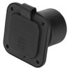 2 Pole 3 Wire Flange Power Inlet Straight Blade Receptacle