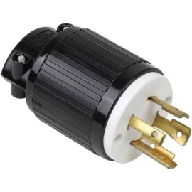 Acbroad 네마 L16-30P 남성 30A 480V 산업용 AC 전원 플러그 잠금 3극 4선 접지 60Hz NEMA L16-30P Male 30A 480V Industrial AC Power Plug Locking 3P 4W Grounding 60Hz