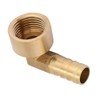90 Degree Elbow Brass Barb Fitting Female Thread Brass Elbow