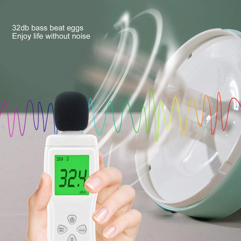 Alvinlite 900 ml Kleiner Stand-Eiermixer, elektrischer Schneebesen, Mini-Mixer-Schaumer perfekt für