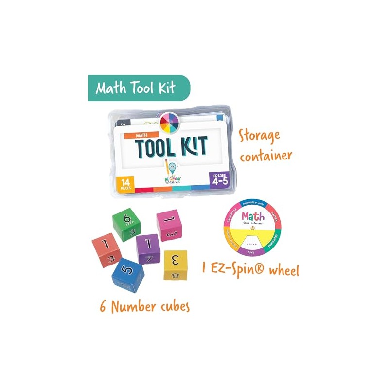 Carson Dellosa 30-Piece Be Clever Wherever Grades 4-5 Mathematics Tool
