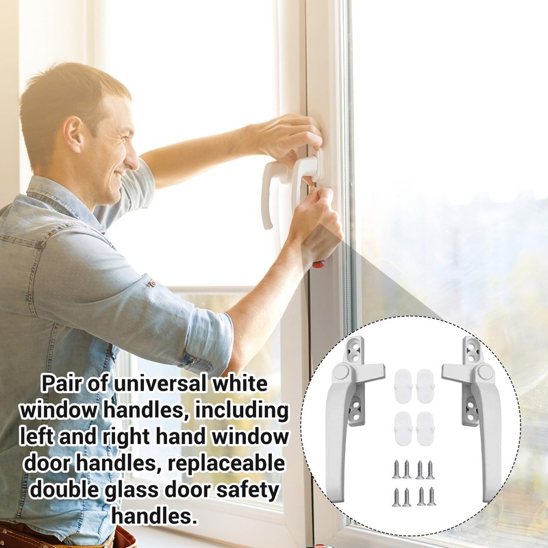 2-Pack Window Handle – Double Glazing Window Locking Handle Set