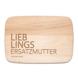 Mr. & Mrs. Panda Breakfast Board Replacement Mother Gift Replacement Mum Breakfast Board Thank You Saying Kitchen Board Best