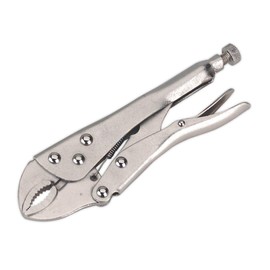 Sealey S0486 Locking Curved Jaw Pliers, 175mm