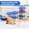 Freezer Storage Containers, [12 Pack-8 oz] Ultra Thick Freezer Containers