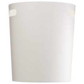 Isetou Iseto Main Body / Hook: Polypropylene, Stopper: Styrene resin, Wall Mounted Trash Can 2.9 gal (9 L), White, I-525 W 11.2 x D 6.4 x H 12.6 inches (284 x 163 x 320 mm)