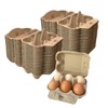 Homvik Half Dozen Farm Fresh Egg Cartons Bulk 6 Count