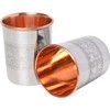 "ANCIENTIMPEX Set of 2 Stainless Steel Pure Copper Outside and
