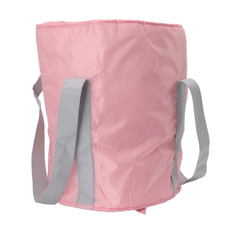 Foldable Foot Tub Polyester Double Layer Collapsible Camping Bucket with