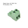 Willwewon 20pcs 2Pin 5.08mm Spacing Pluggable PCB Angle Screw Connector