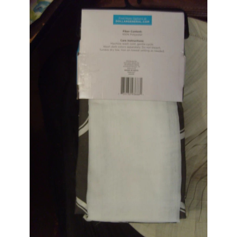 COMFORT BAY~"OLIVIA"~4 PIECE DECORATIVE WINDOW CURTAIN SET~NEW~ROD POCKET~28x63