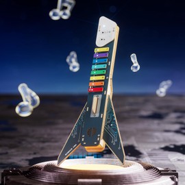 Science Can Stem Kits for Kids Age 8-12, DIY Electronics Guitar Kit, 3D Wooden Puzzles Building Own Musical Instruments, Great Birthday Gifts for 8 9 10 11 12+ Years Old Boy&Girl