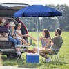 AMMSUN 6FT Portable Picnic Outdoor Canopy Sunshade Beach Umbrella with