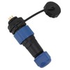 2Pcs SD16 IP68 Waterproof Aviation Connector SD16 Female Plug Male
