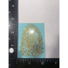 Adorable Delighted Guardian Acalanatha Metallic Decal.