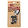 Amon 8824 Air Valve Caps, Resin (Black), Pack of 6