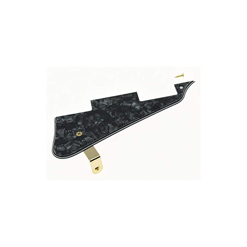 Dopro Black Pearl LP Guitar Pickguard with Gold Mount for