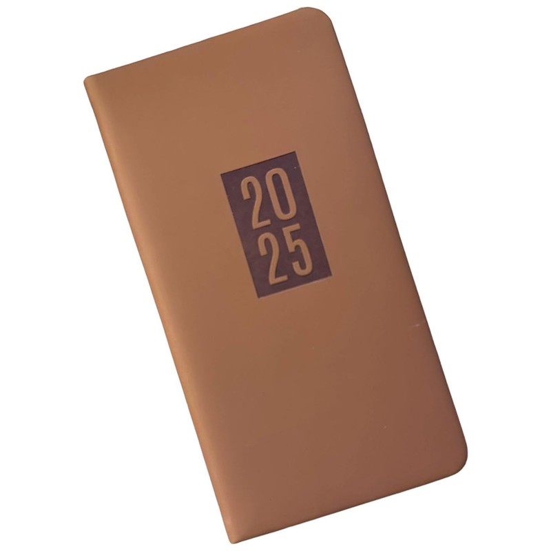 2025 Slim Week to View Diary Fabric Design Fashion Diary