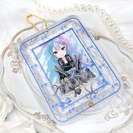Acrylic Frame with Parts Included 【Ribbon】Otaku Activities, Small Item Holder, Acrylic Statue Case, Anime Otaku, Anime Goods Storage, Decoration, G Trigger, g.triger Blue, Otaku Activity Goods
