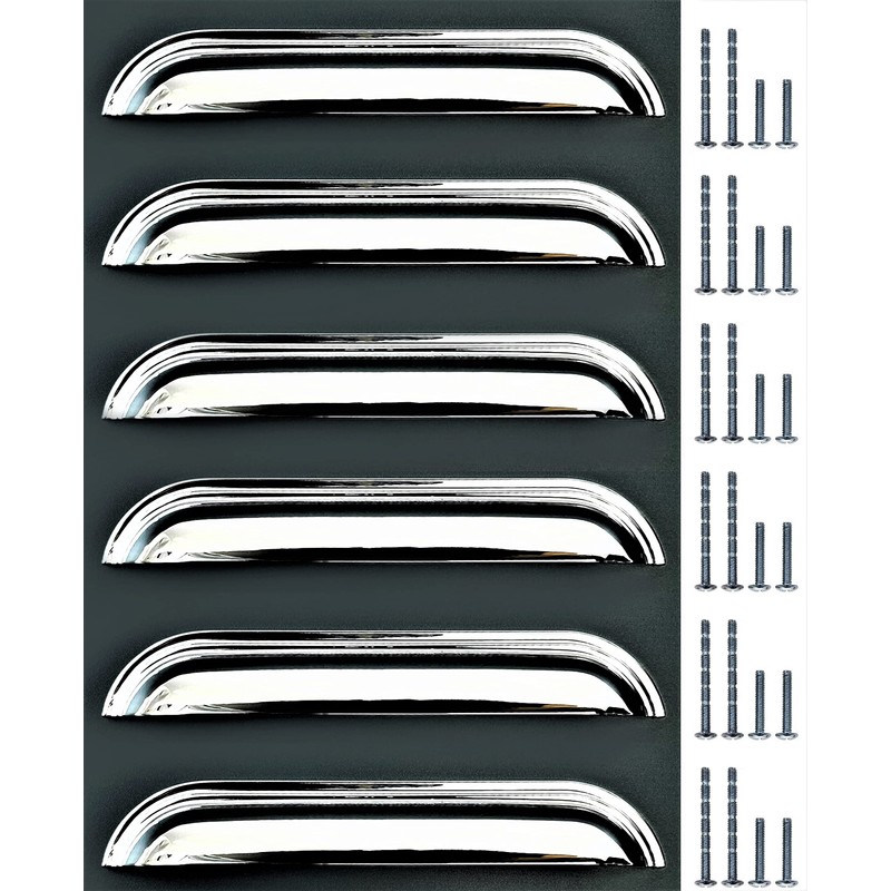 Sets of 6 Cup Handles &/or Knobs for Kitchen cabinets,