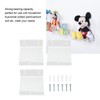 3PCS Clear Acrylic Display Rack Wall Mounted Floating Shelf for