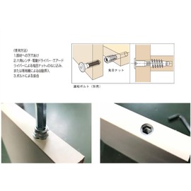 Ad Pack (Domestic Product) Demon-Eye Nut E Type M4x10 [Pack of 10]