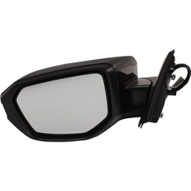 Robautoparts Power Mirror Left Driver Side 2019-2022 For Honda Insight Manual Folding Heated Paintable Without Side View Camera and Signal Light Base/EX/LX Models HO1320339 76258TXMA01ZA